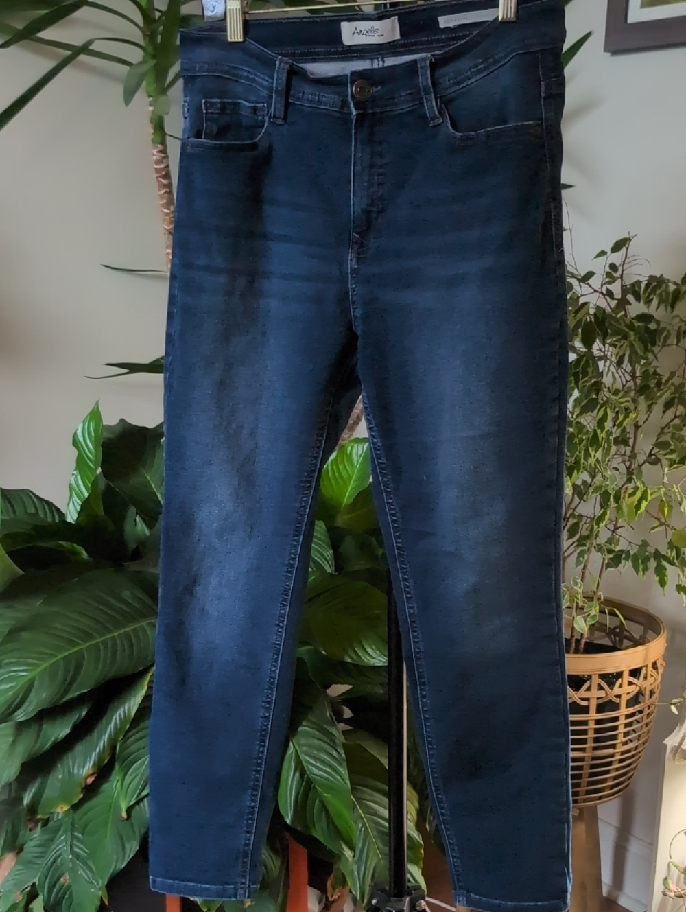 Angels Women’s Dark Indigo Skinny Stretch Jeans